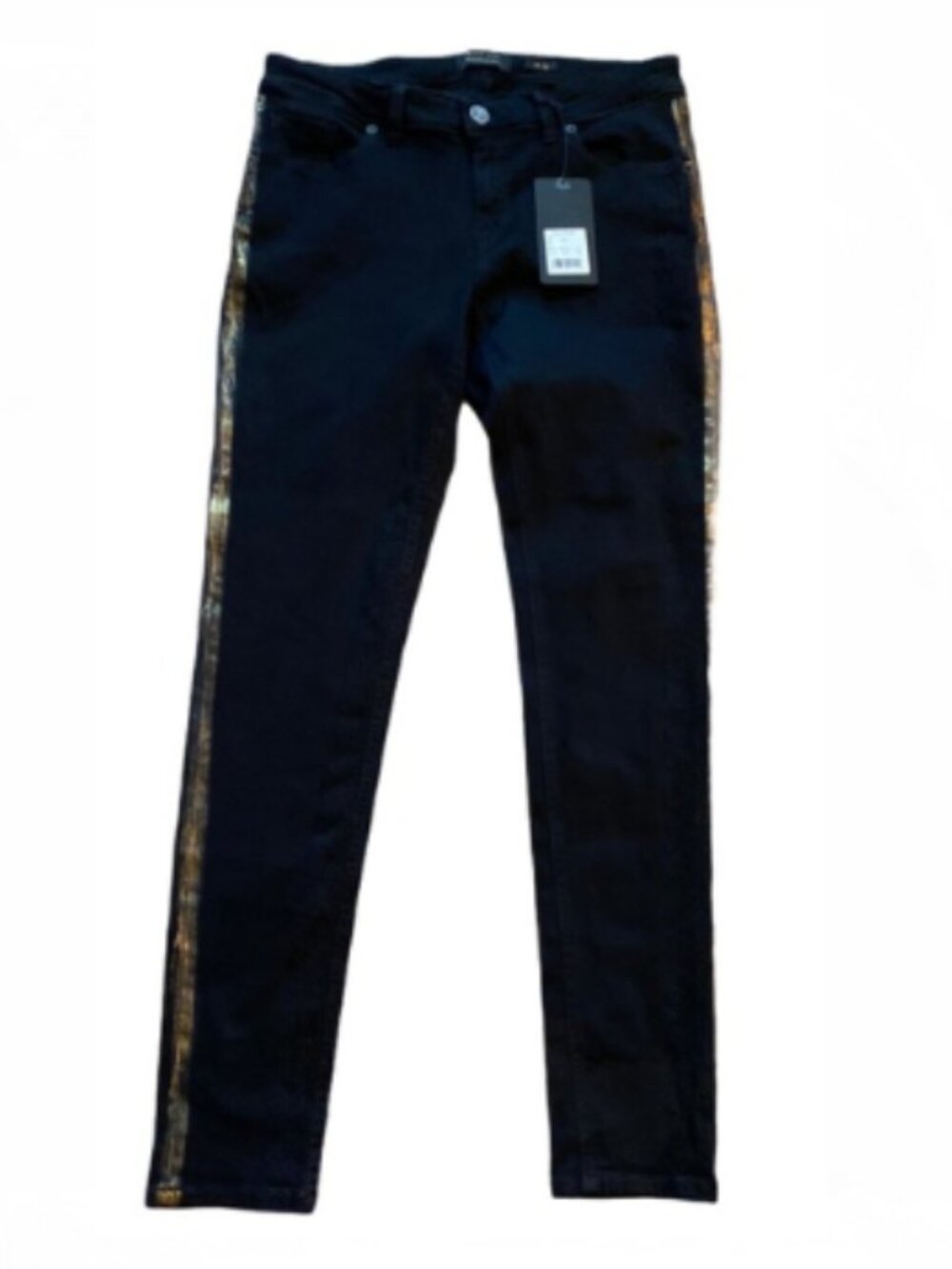 Raffaello Rossi Timeless Sinty Stripe - Black- size 42 (12)